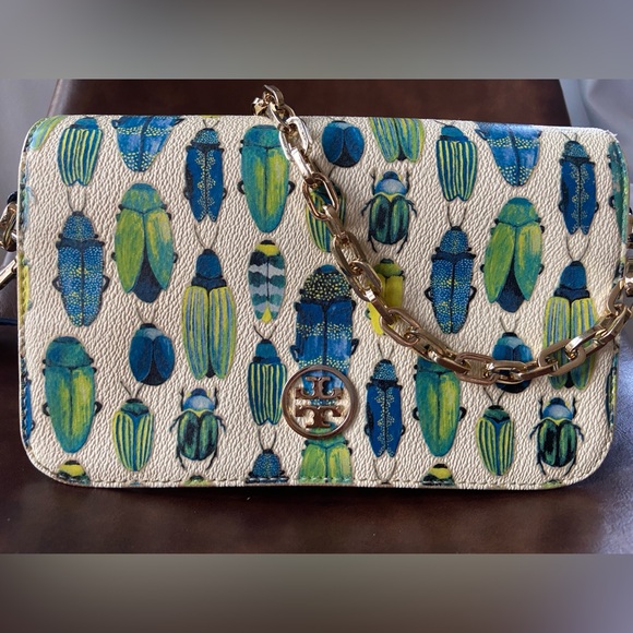 RARE Tory Burch Crossbody Bag - Beetle Kerrington - Picture 5 of 8